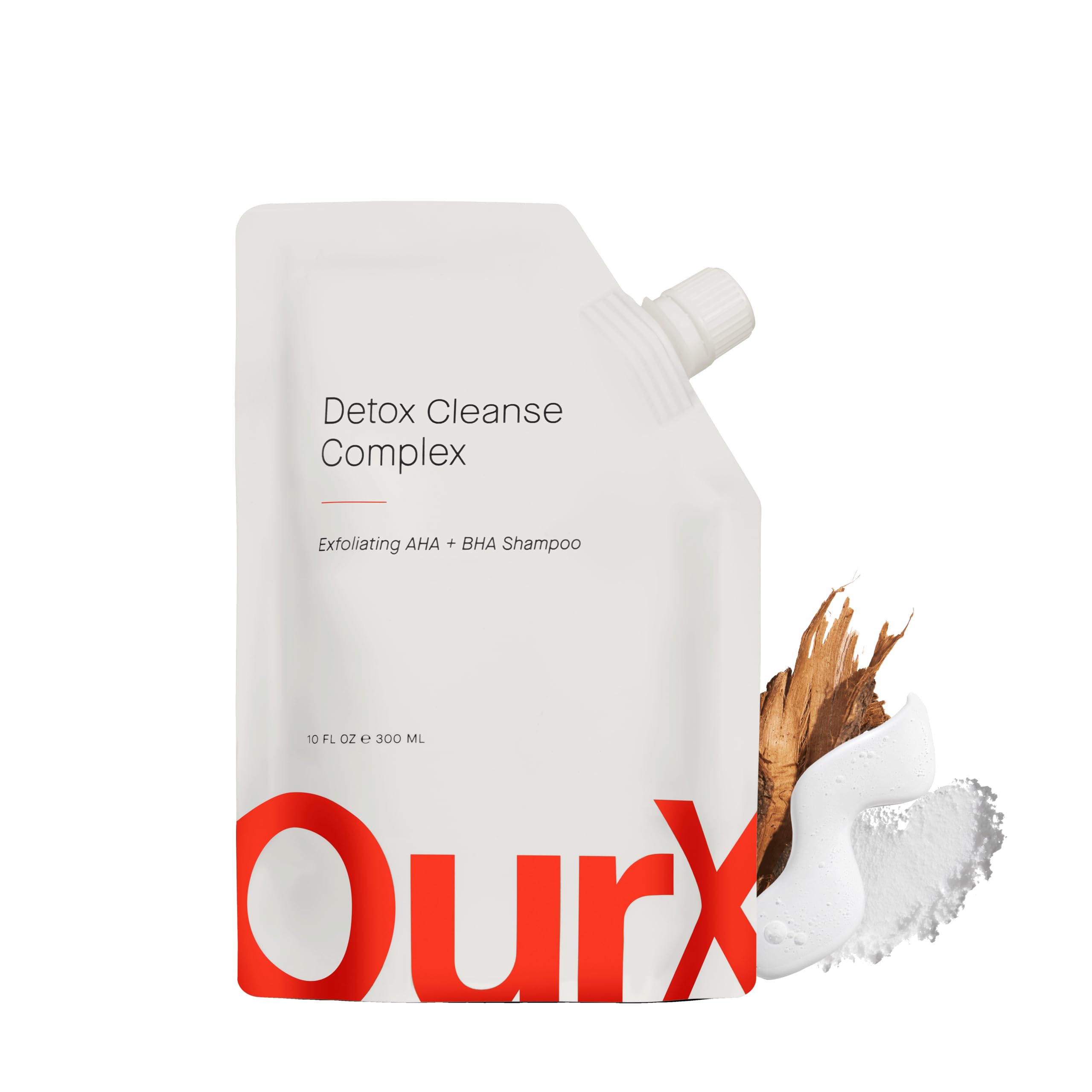 Clarifying Detox Shampoo - Removes Dirt, Oil, and Buildup - Glycolic & Salicylic Acid Treatment for Textured, Curly, 4C, Silicone-Free Hair